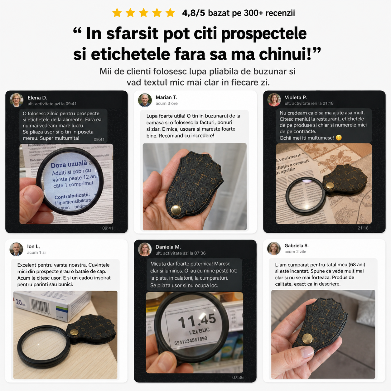 Citește Scrisul Mic Clar, Fără Să-ți Obosești Ochii – OptiMax™