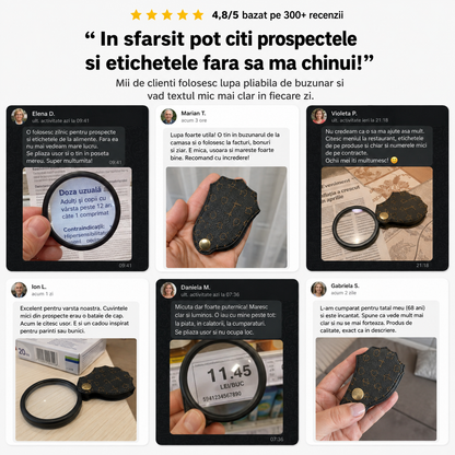 Citește Scrisul Mic Clar, Fără Să-ți Obosești Ochii – OptiMax™